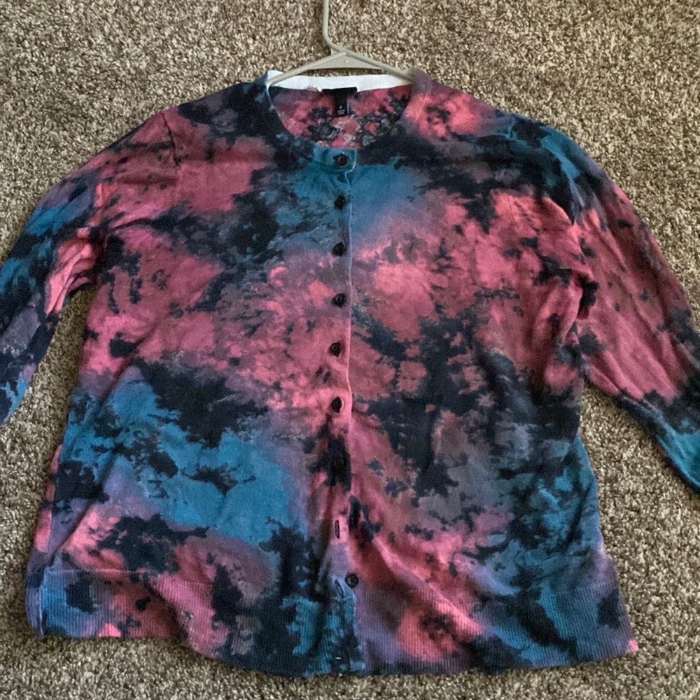 Torrid tie dye cardigan